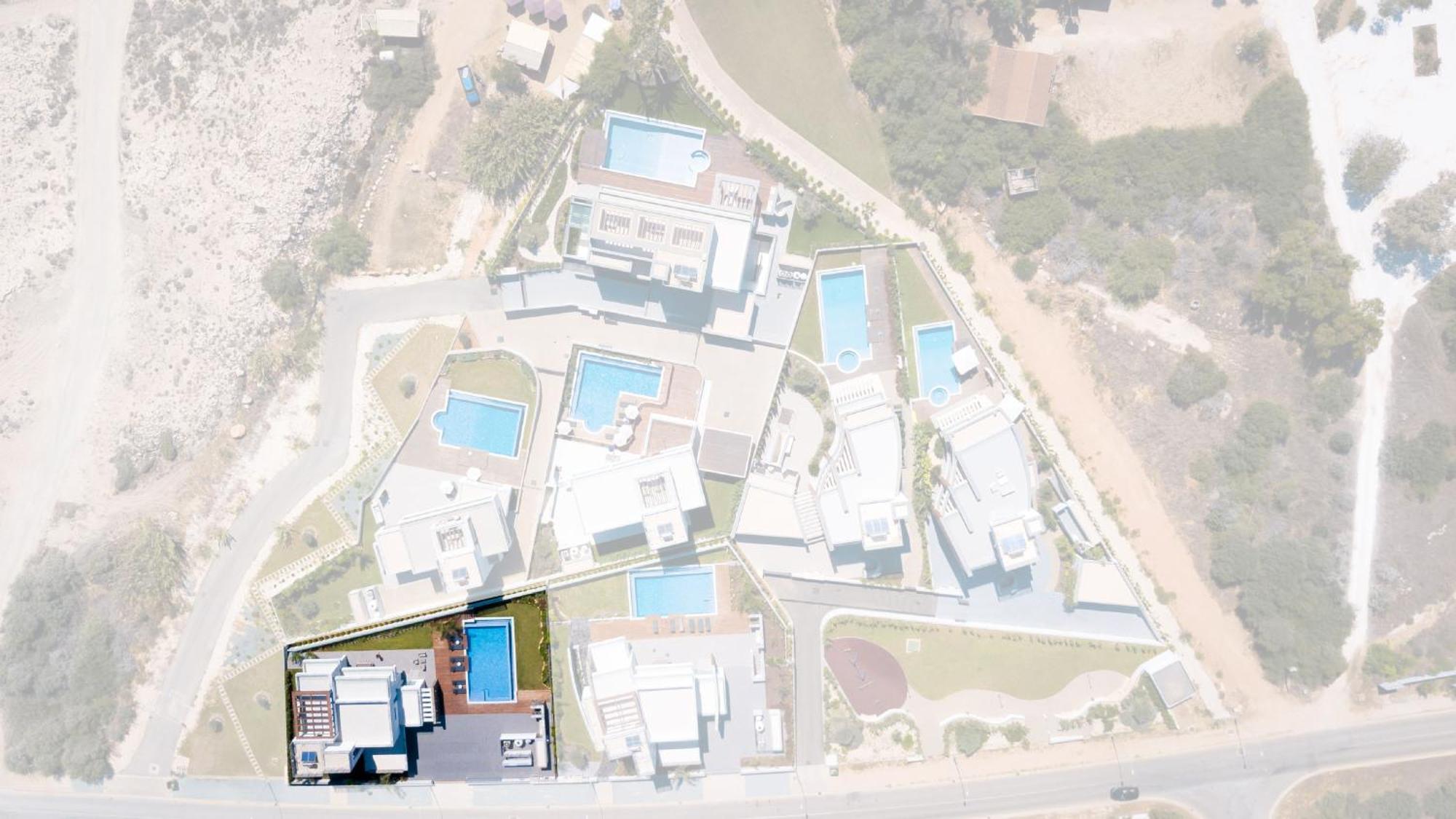 Sea Pearl Beachfront Villas - Breeze Ayia Napa Exteriör bild